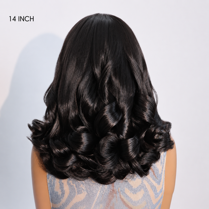 🔥Last Day: 50% Off🔥 Pre-Styled Body Wave Short Bob Wig Transparent Lace Wigs