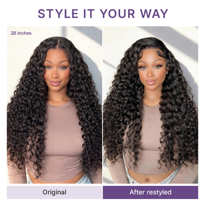 🔥Last Day: 50% Off🔥Glueless Water Wave Wig – Fluffy & Natural Volume