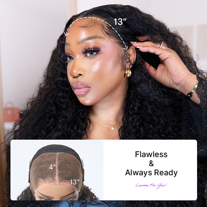 🔥Last Day: 50% Off🔥Glueless Water Wave Wig – Fluffy & Natural Volume