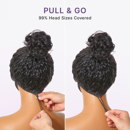 🔥Last Day: 50% Off🔥Glueless Water Wave Wig – Fluffy & Natural Volume