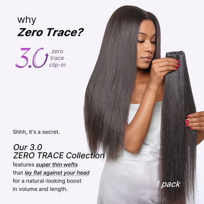 🔥Last Day: 50% Off🔥0.59mm Zero Trace Invisible Yaki Straight Clip-In Hair Extensions