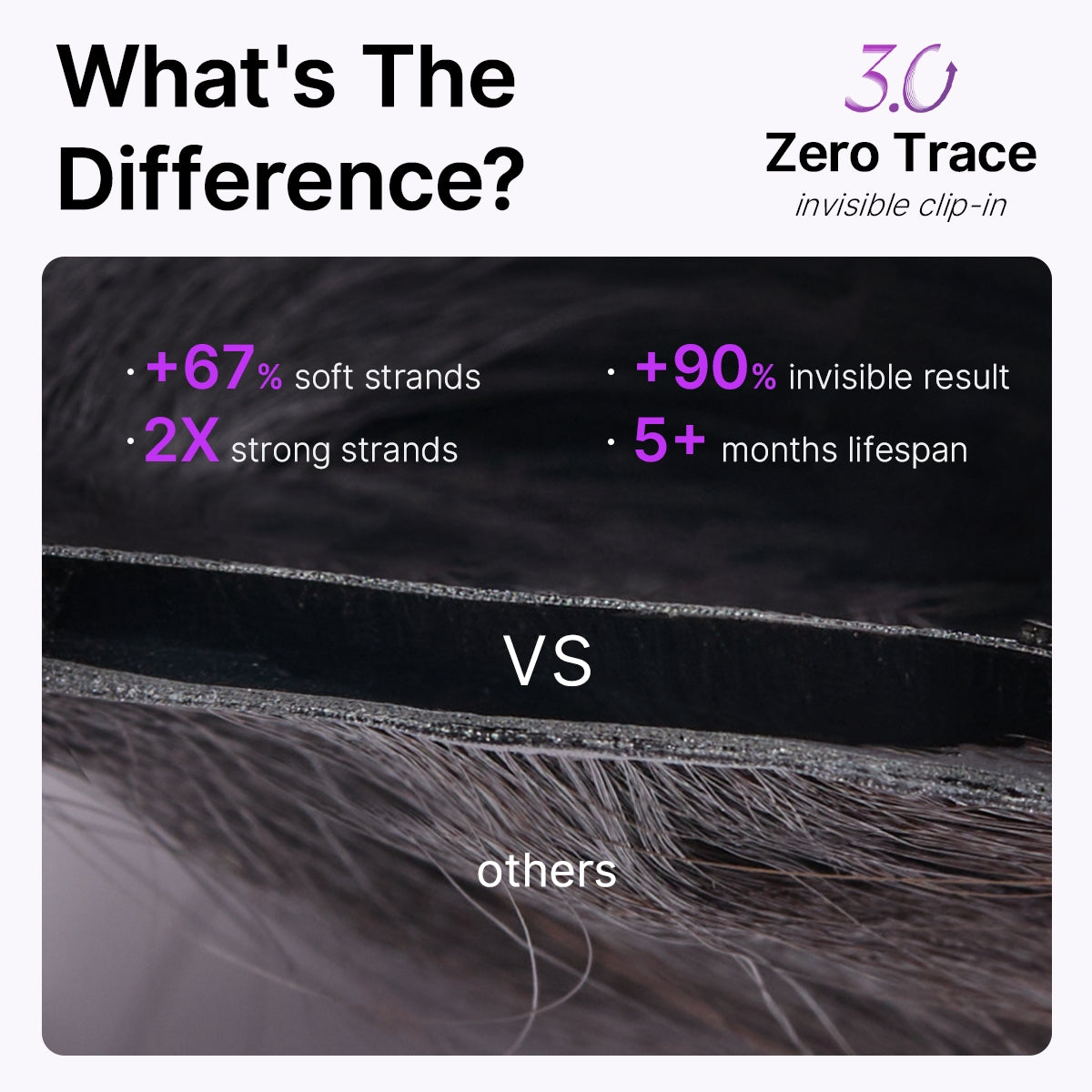 🔥Last Day: 50% Off🔥0.59mm Zero Trace Invisible Yaki Straight Clip-In Hair Extensions