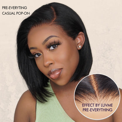 Ready-to-Wear Glueless Pre-Cut Lace Bob Wig