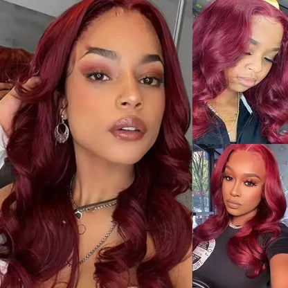 🔥Last Day: 50% Off🔥 Pre-Styled Body Wave Short Bob Wig Transparent Lace Wigs