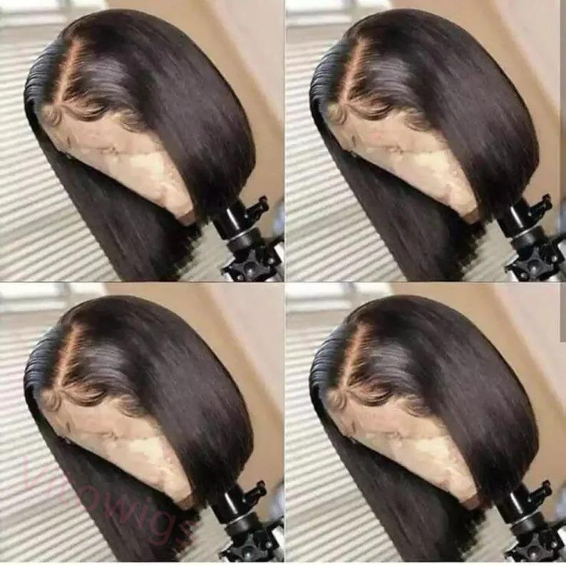 Brazilian BlackStraight Hair BOB Wigs Lady Wig