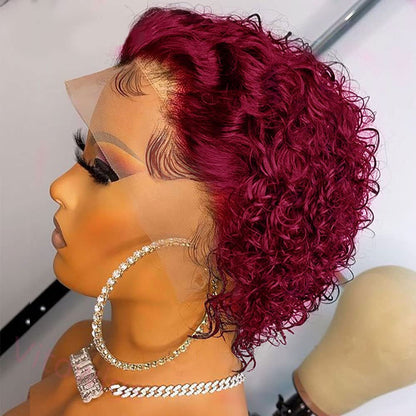 6 Inch Short Wig Bob Curly Hair