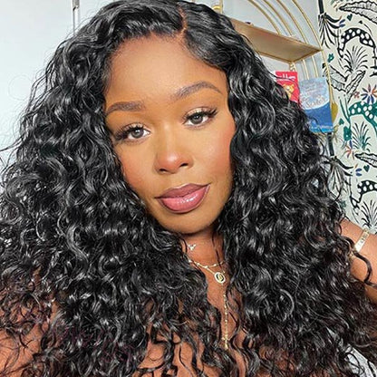Water Wave HD Lace Wear & Go Wig One Step Install Breathabl Curly Wig