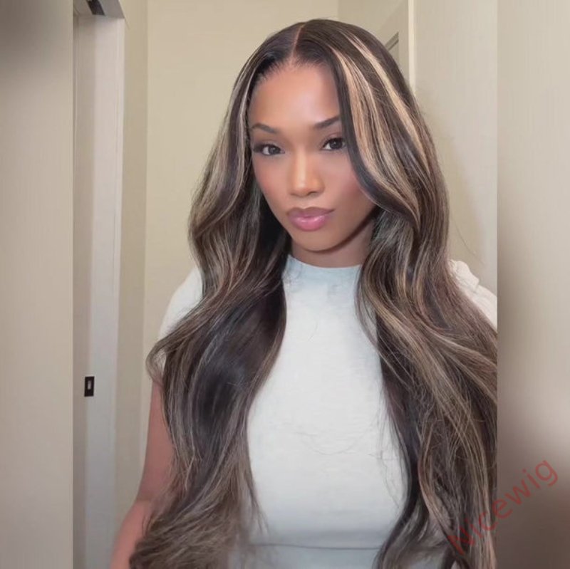Highlight Glueless Wigs 150% Density Silky Straight/Wave Long Hair