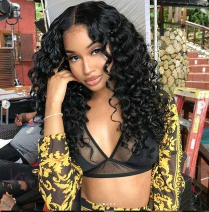 Hot Brazilian Black Water Wave Wigs