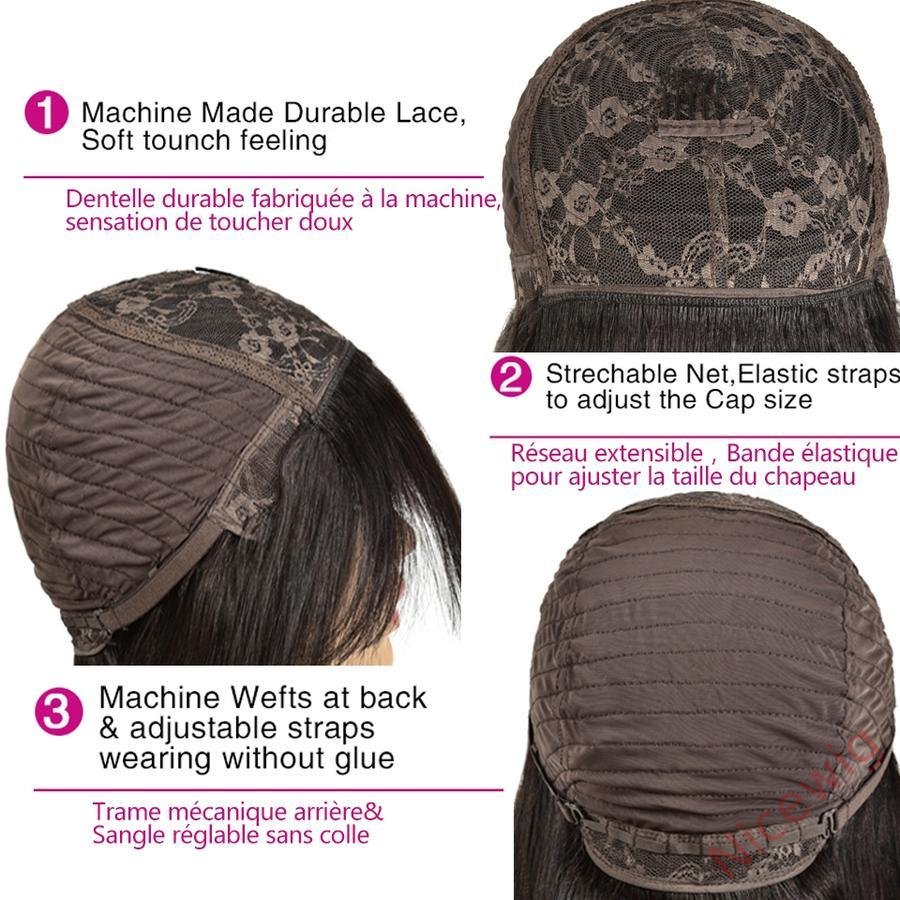 Brazilian Straight Hair Lace BOB Wigs Lady Wig
