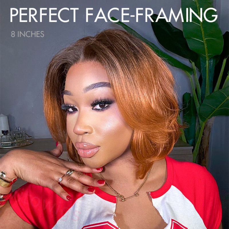 New Glueless Body Wave Bob Nature Black Beautiful Wig
