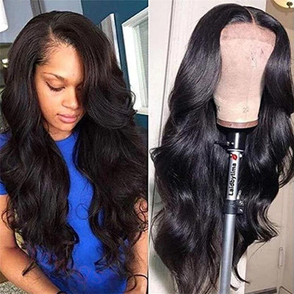 Black Brazilian Long Body Water Wave Wig