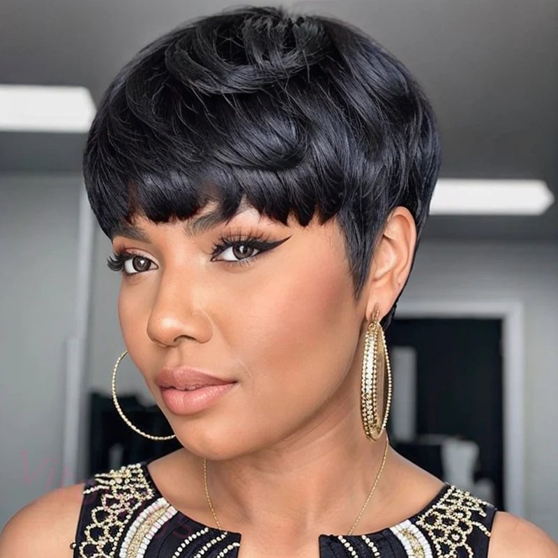 Wine Red Short Wig 4Inch Bob Straight Hair