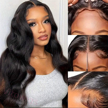 Black Brazilian Long Body Water Wave Wig