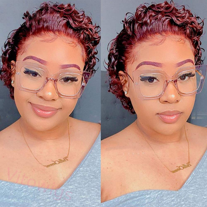 6 Inch Short Wig Bob Curly Hair