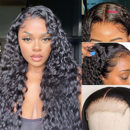Brazilian Black Water Wave Curly Wig