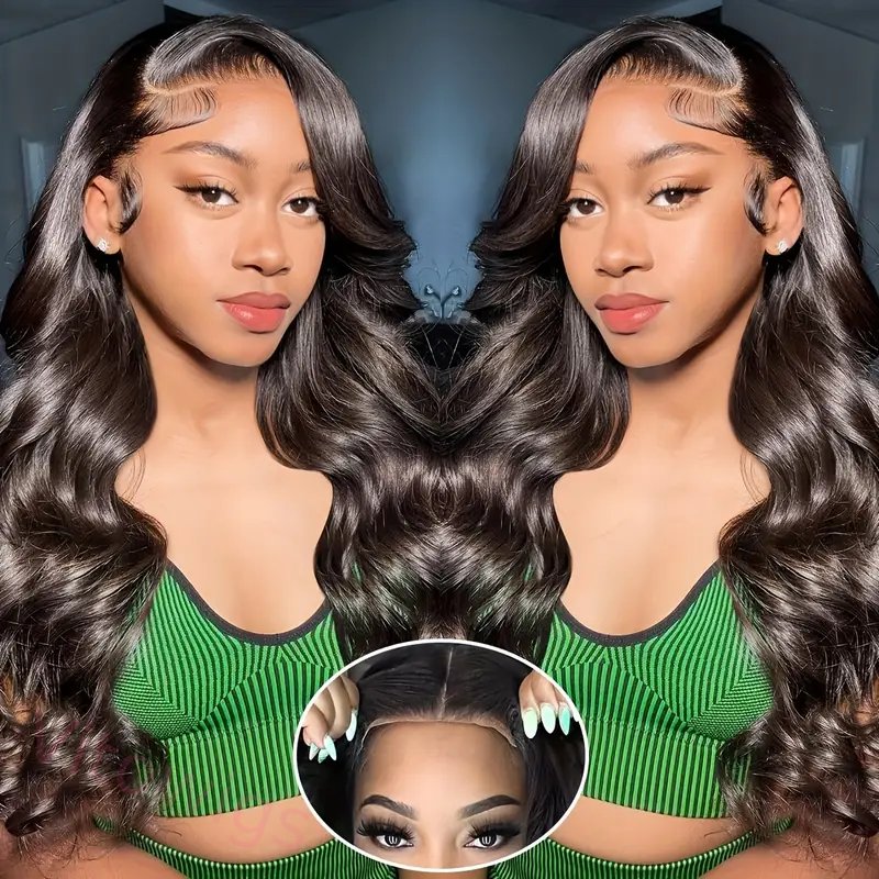 Brown Mixed Gold Brazilian Body Wavy Wigs