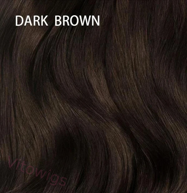 Black Long Straight Wig With Bang