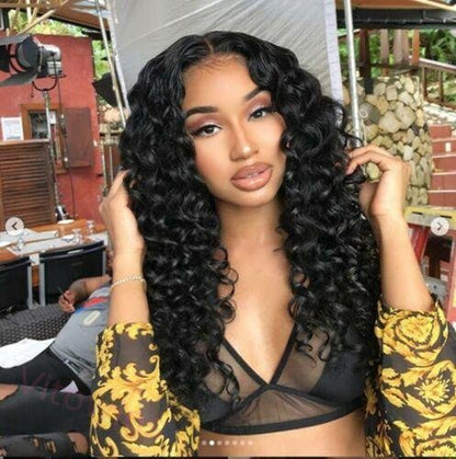 Hot Brazilian Black Water Wave Wigs