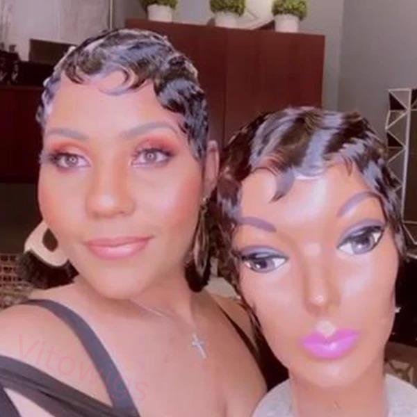Summer Arrival Short Style Curly Wig