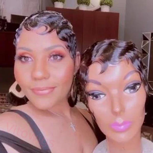 Summer Arrival Short Style Curly Wig