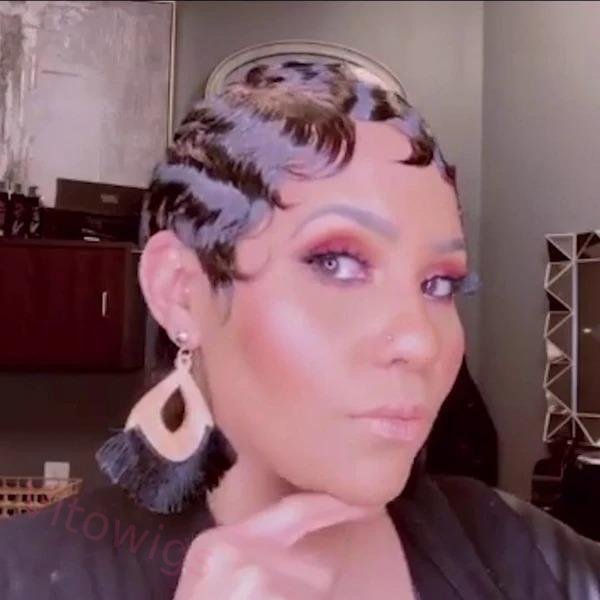 Summer Arrival Short Style Curly Wig
