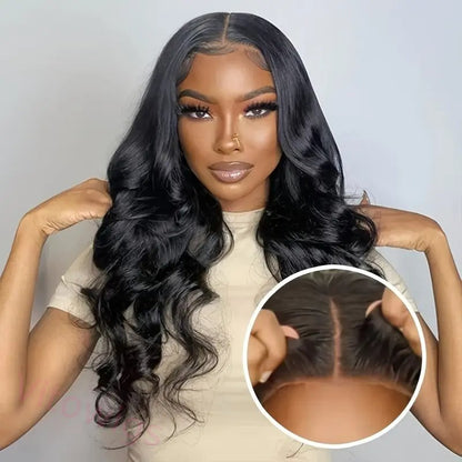 Black Brazilian Long Body Water Wave Wig