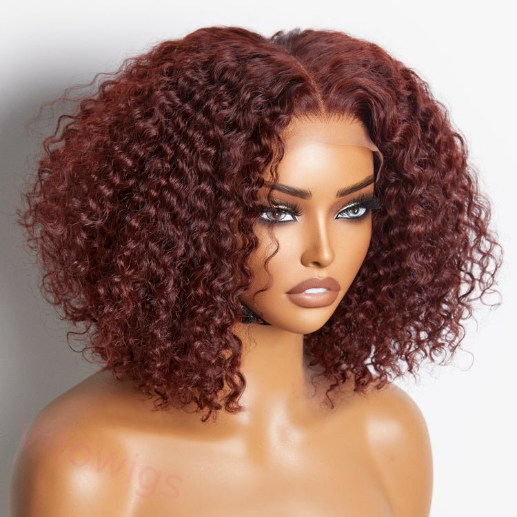 New Glueless Super Fluffy Afro Kinky Black Short Curly Wigs